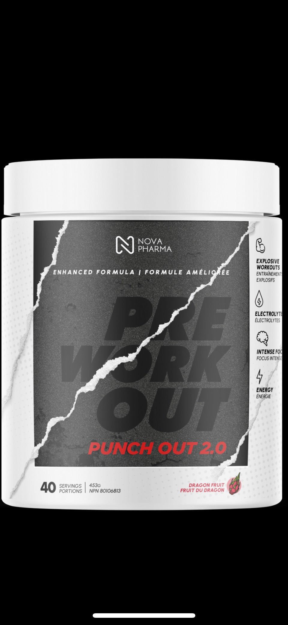 Punch out 2.0 Pré-workout  Dragon Fruit