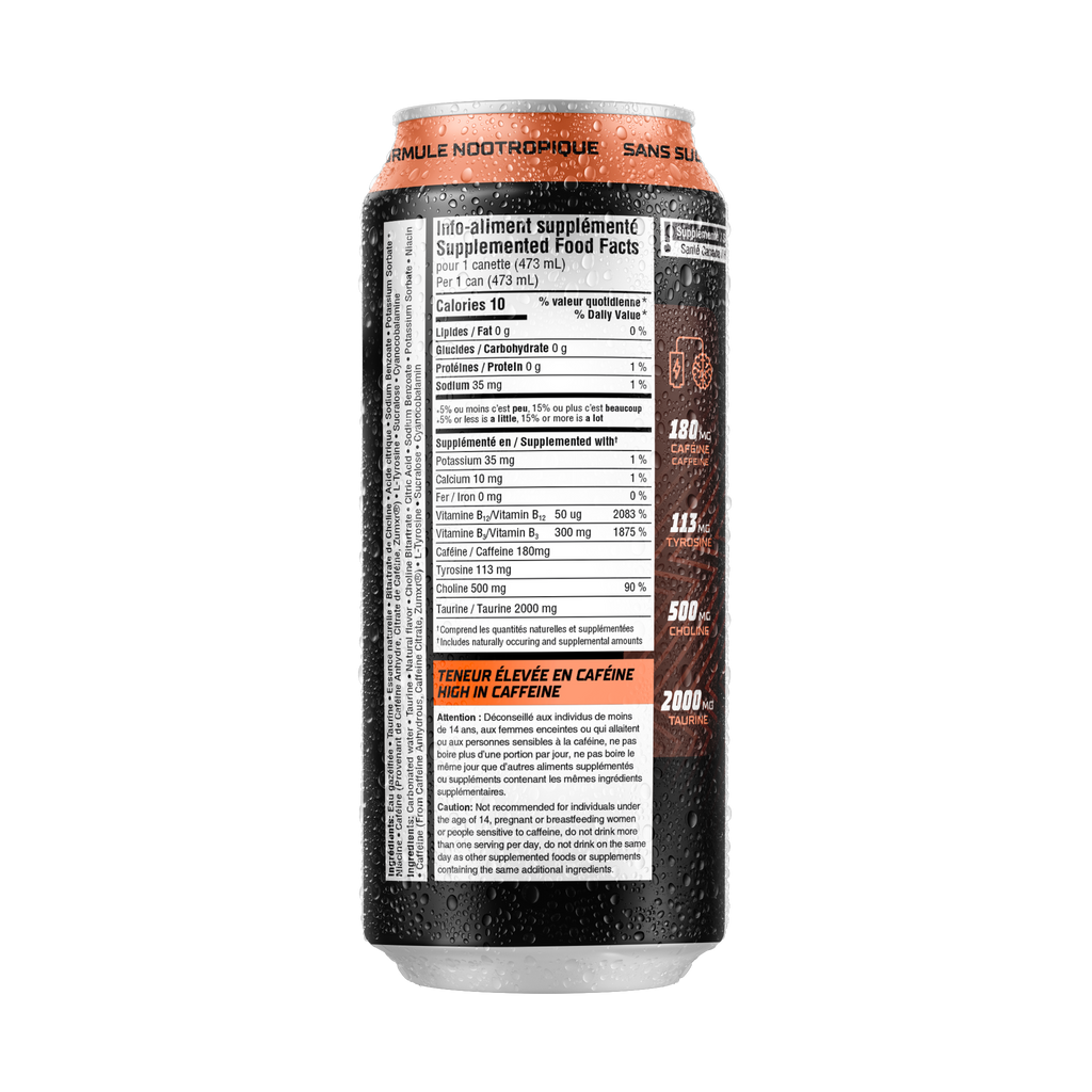 Spark limonade aux pêches🍑- Caisse de 12 canettes (473ml)